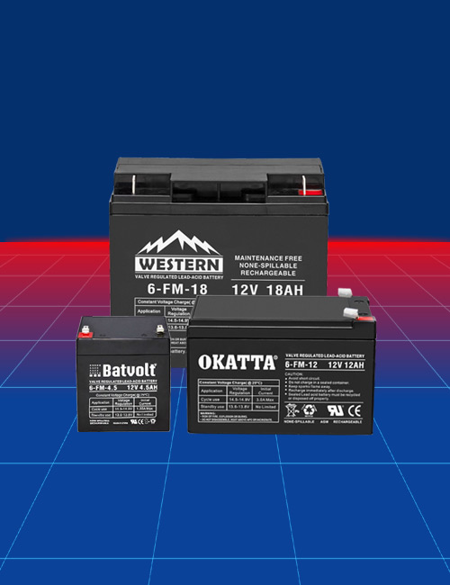 4V 6V 12V AGM UPS batteries for general-purpose standby power